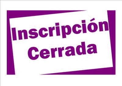 inscripcion cerrada