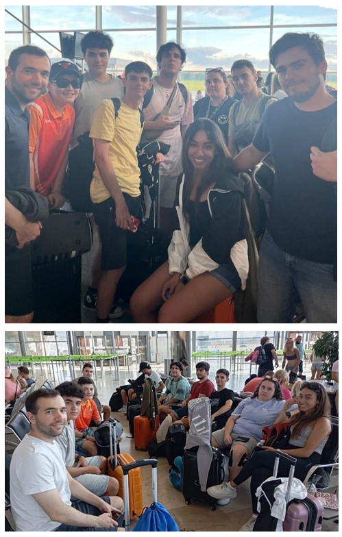 jugadores en el viaje