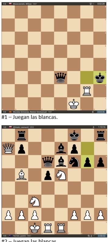 problemas de ajedrez