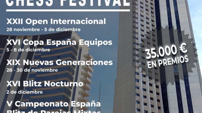 cartel del torneo de ajedrez