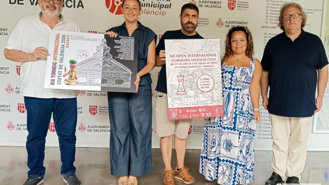 foto durante la presentación del torneo