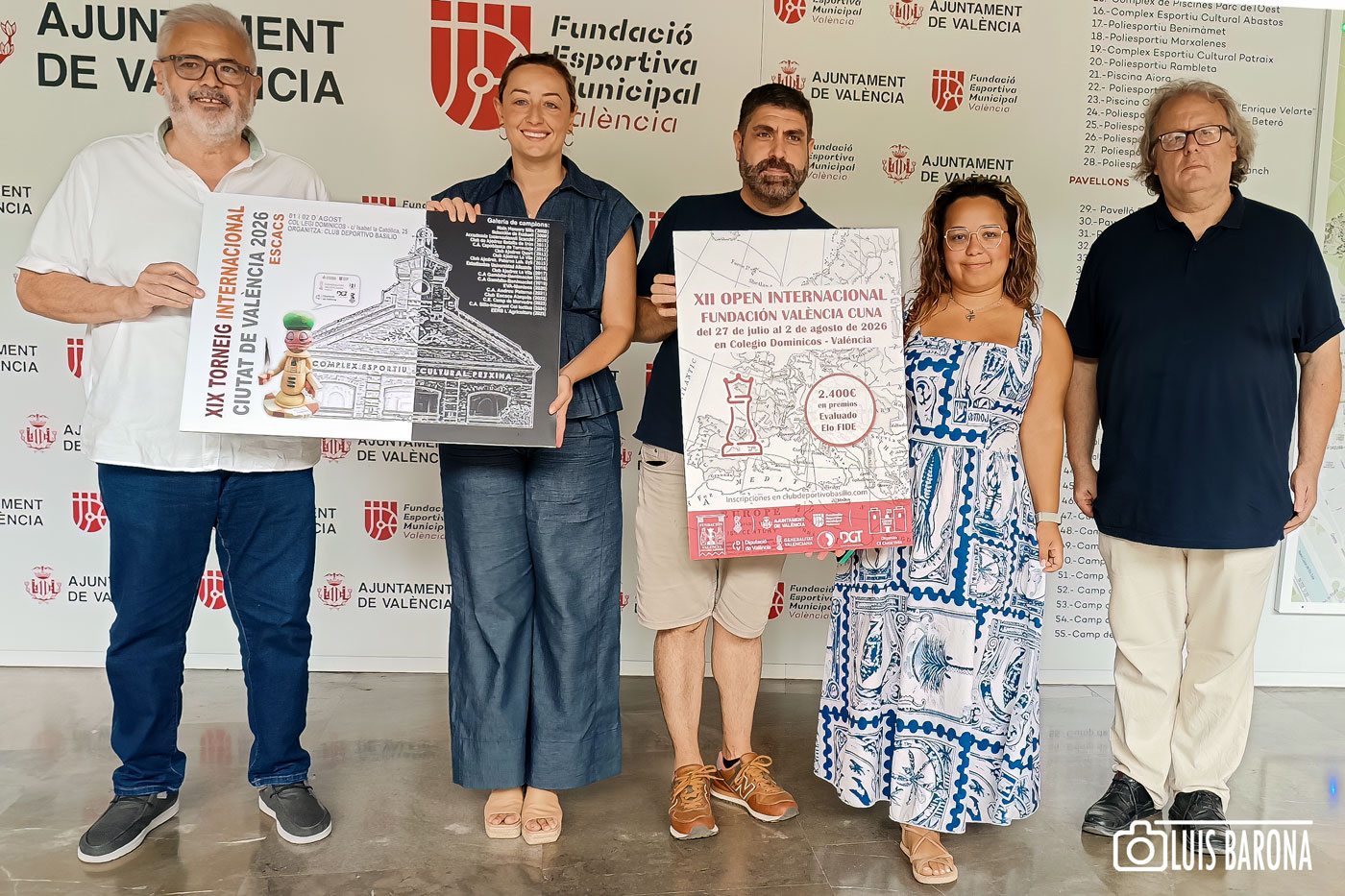 foto durante la presentación del torneo