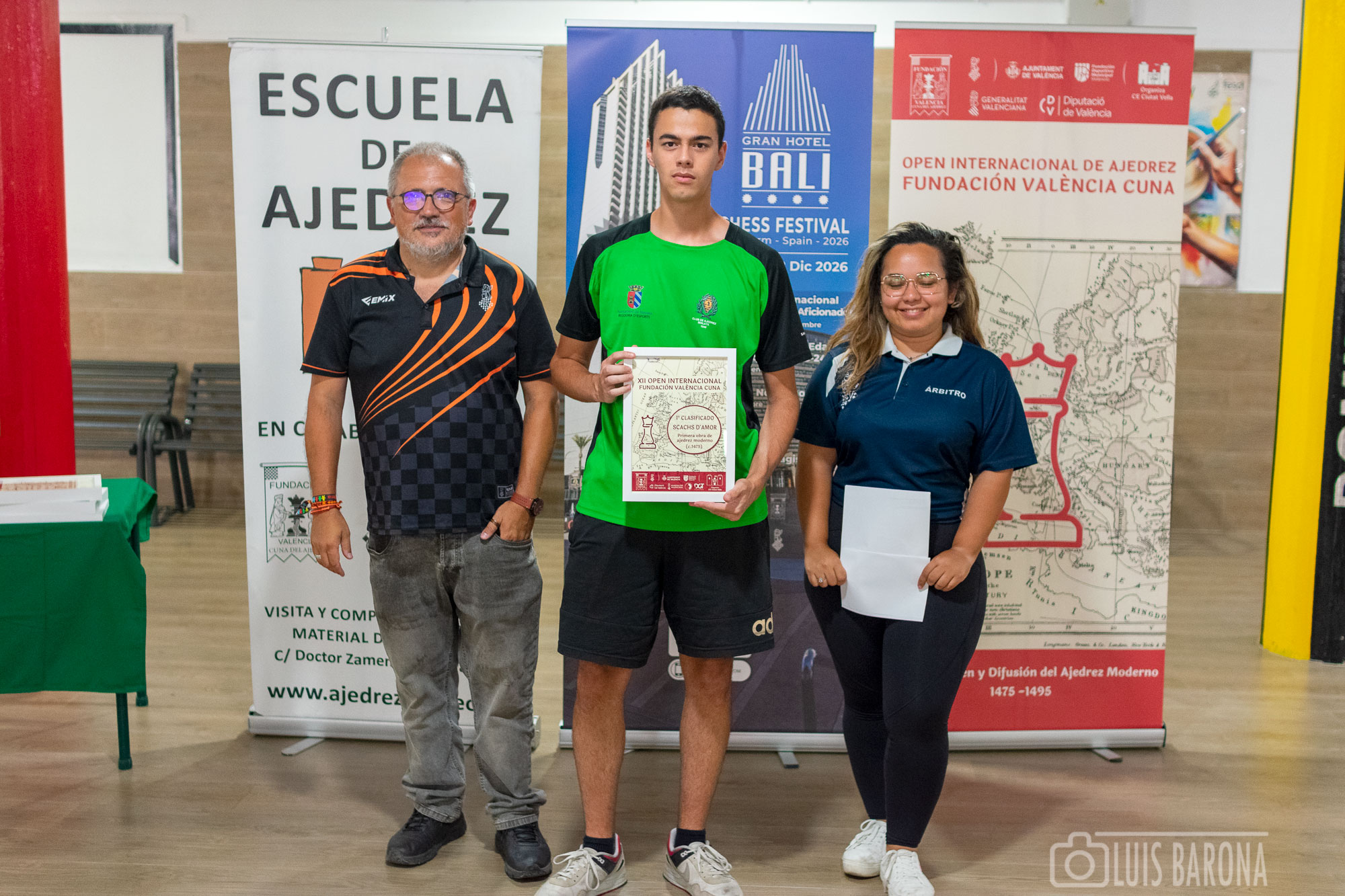 Vencedor del open Rubén Vinuesa